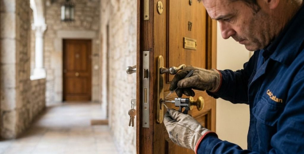 Serraller professional obrint una porta a Girona